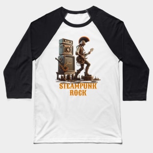 Steampunk Rock Baseball T-Shirt